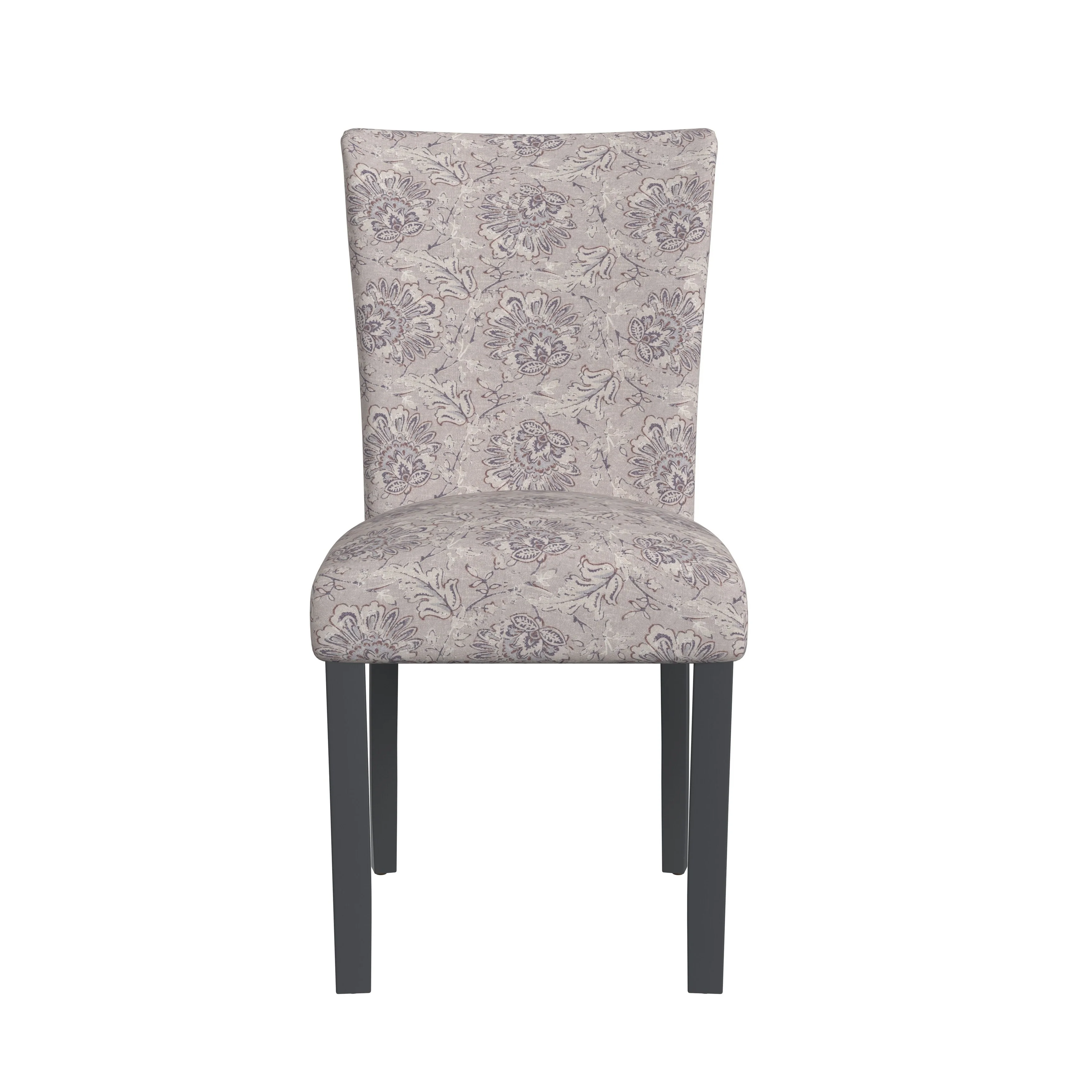 Set of 2 Upholstered Medallion Dining Chairs, Comfortable Parsons Style Chairs for Kitchen and Dining Room - Image 58