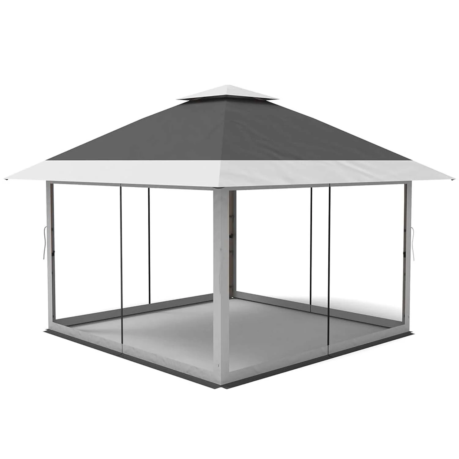 AOILE 13x13FT Pop-Up Patio Gazebo, Outdoor Canopy Tent with Mesh Walls, Double Roof & Carry Bag - Image 29