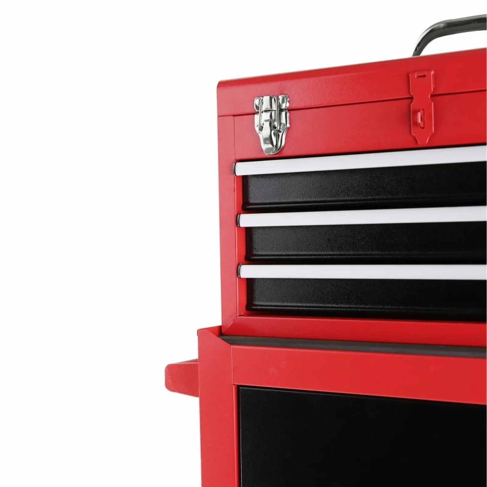 3-Drawer Rolling Tool Chest with Wheels -C Heavy-Duty Storage Cabinet, Locking System, and Adjustable Shelf for Garage and Warehouse - Image 5