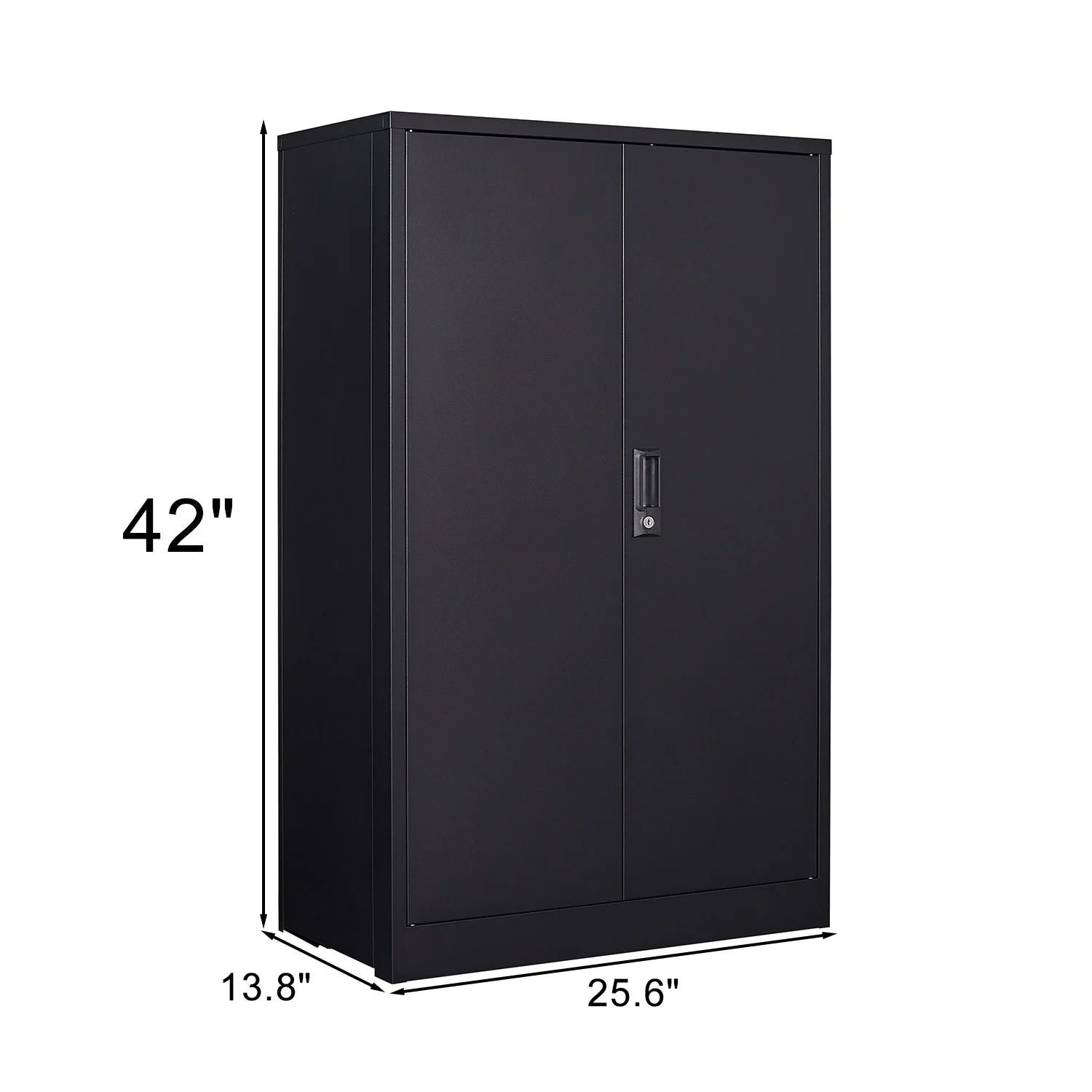 Metal Storage Cabinet with Locking Doors and Adjustable Shelf, Folding Filing Storage Cabinet, Rolling Storage Locker Cabinet for Home Office,School,Garage, White - Image 32
