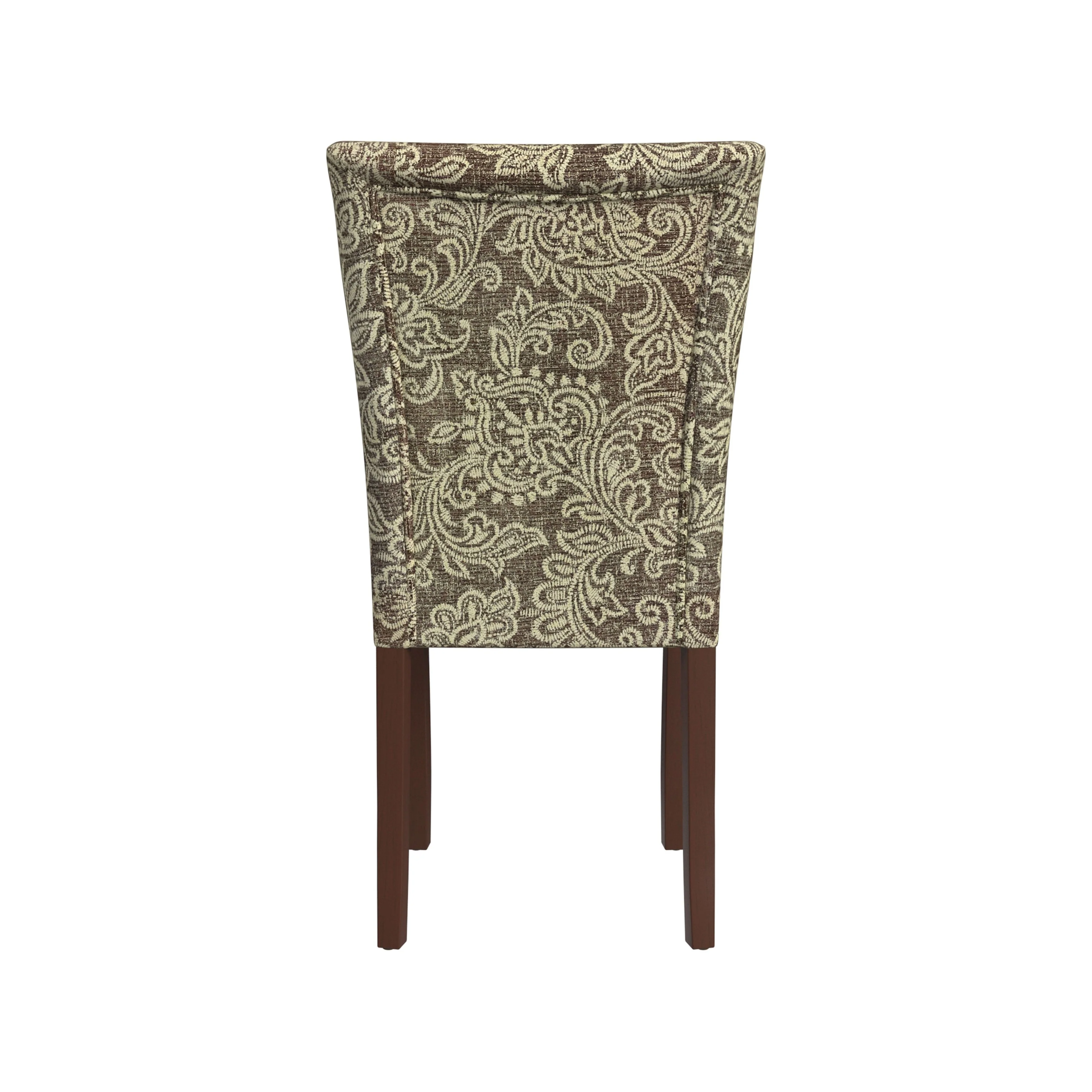 Set of 2 Upholstered Medallion Dining Chairs, Comfortable Parsons Style Chairs for Kitchen and Dining Room - Image 53