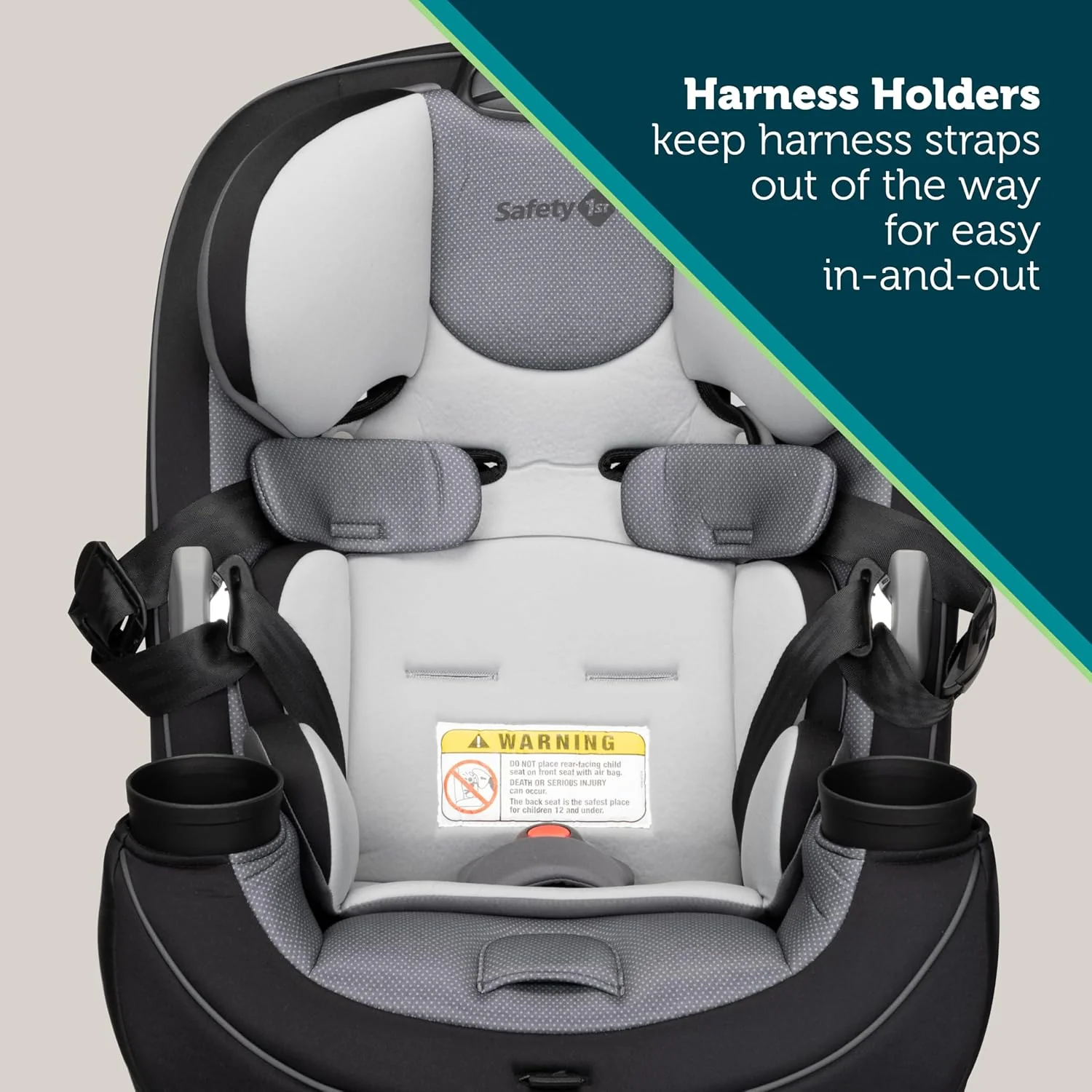 3-in-1 Convertible Car Seat, All-In-One Infant Toddler Booster Seat, Rear & Forward Facing Child Safety Seat - Image 3