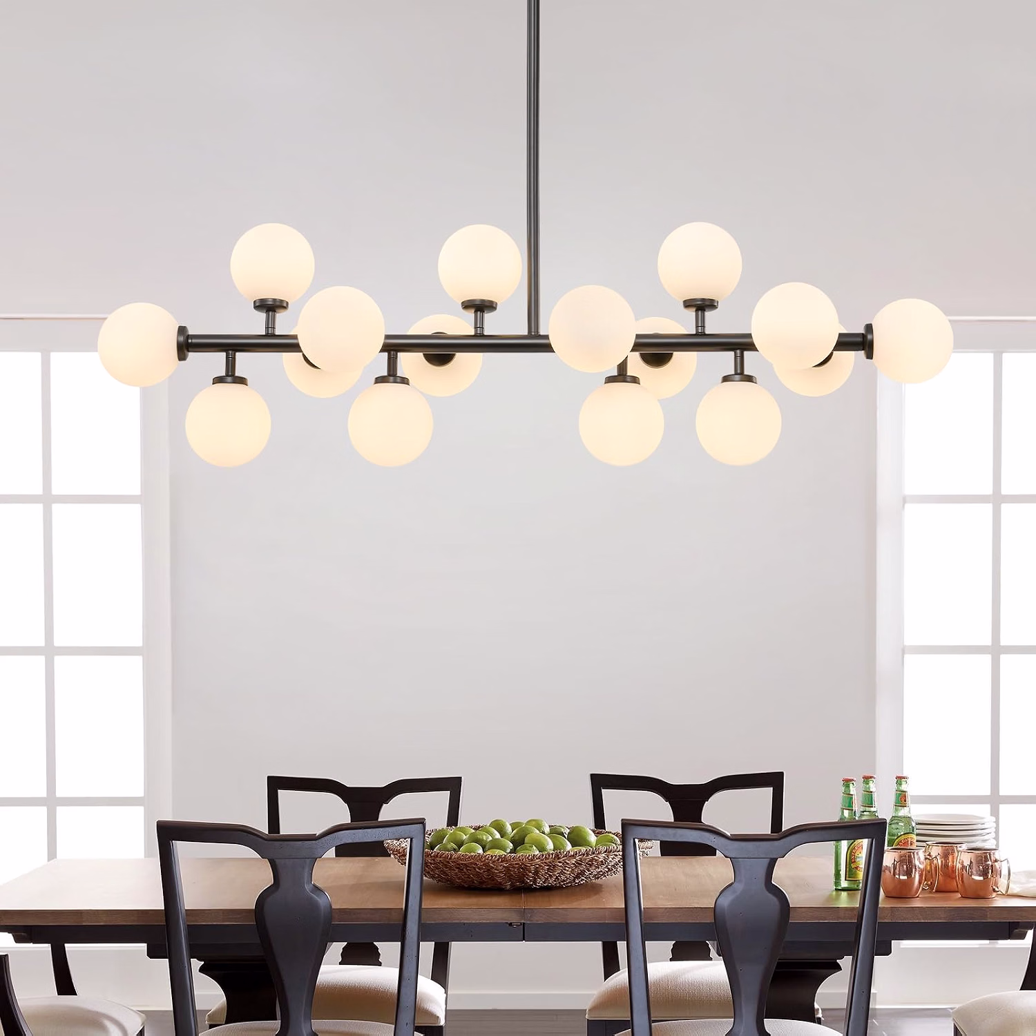 Mid Century Modern Sputnik Chandelier,16-Light Dining Room Light Fixture - Image 3