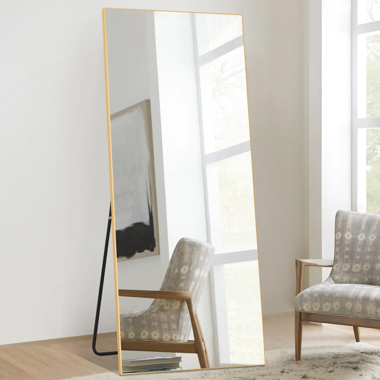 Large Full Length Wall Mounted Mirror, Full Body Dressing Mirror for Bedroom, Entryway and Home Decor - Image 4