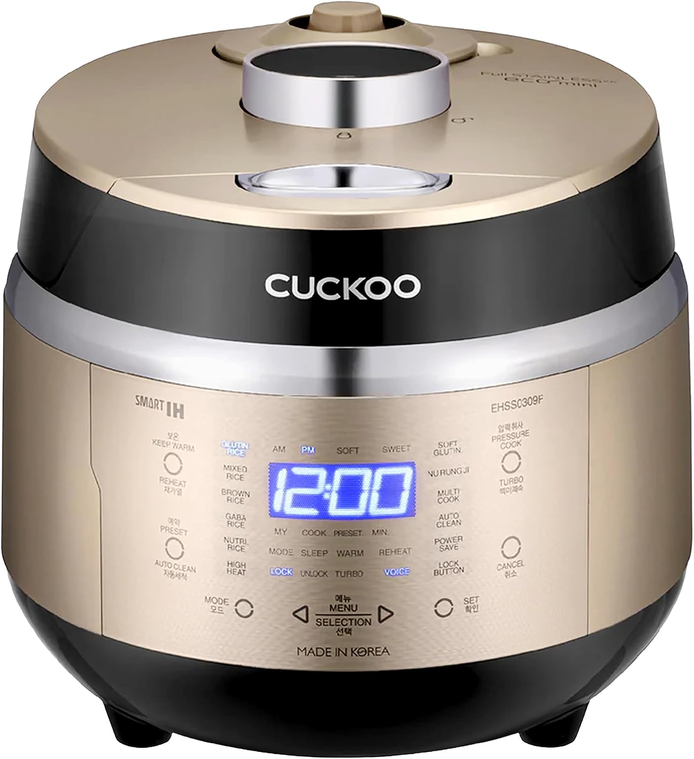 High Pressure Induction Rice Cooker, 6-Cup Cooked, CRP-EHSS0309FG