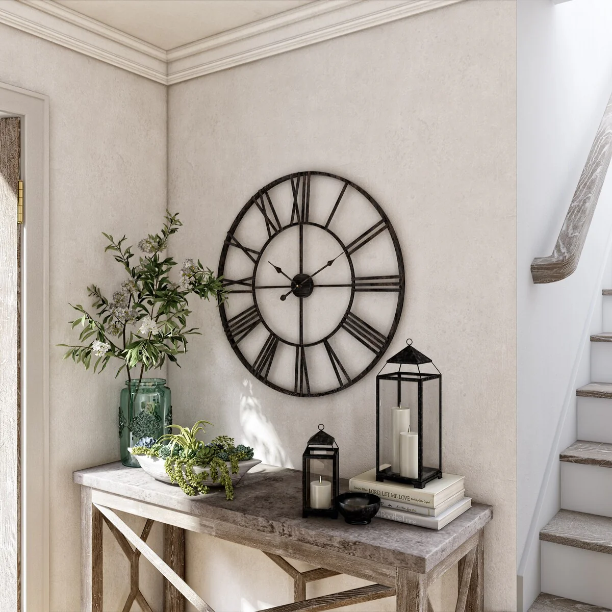 Modern Round Metal Wall Clock, Decorative Circular Hanging Clock for Living Room, Bedroom and Office - Image 13