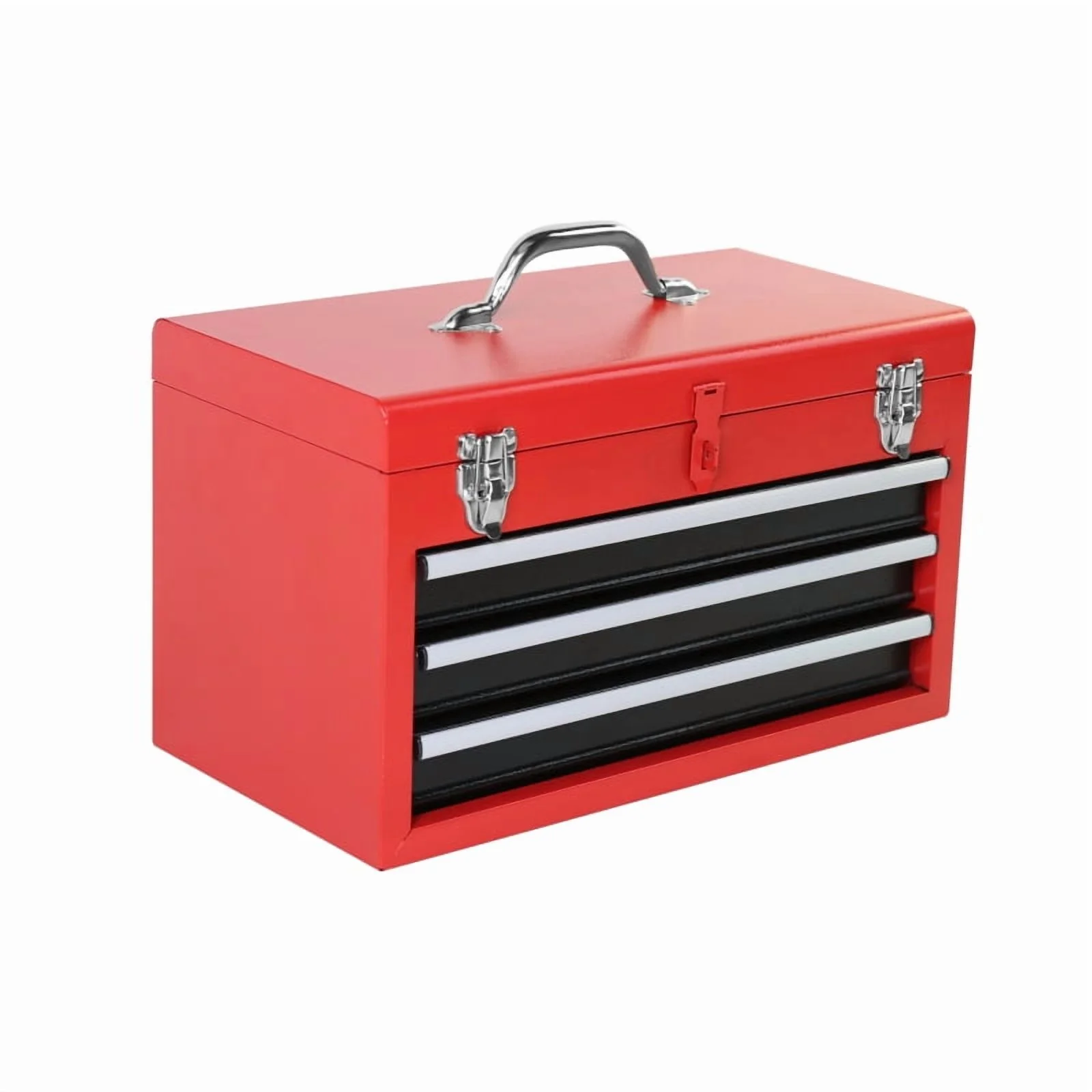 3-Drawer Rolling Tool Chest with Wheels -C Heavy-Duty Storage Cabinet, Locking System, and Adjustable Shelf for Garage and Warehouse - Image 21
