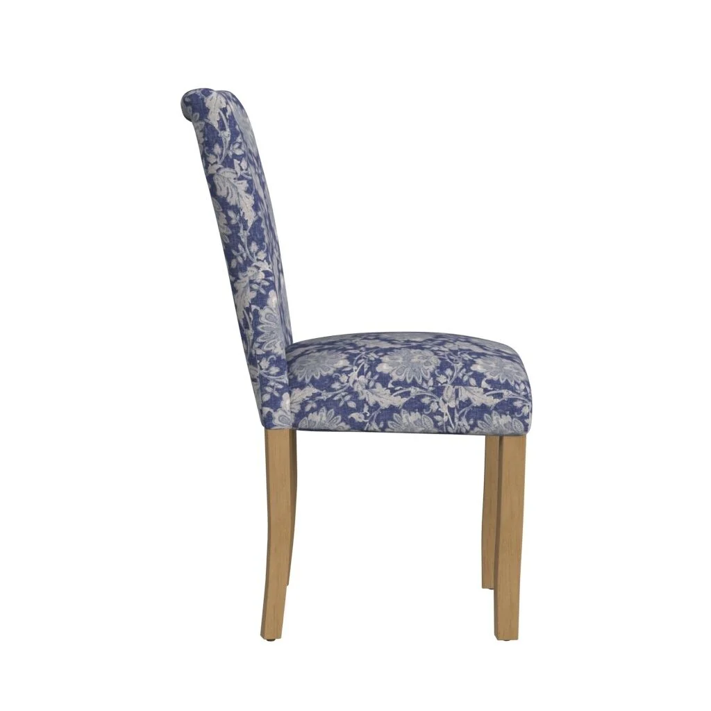 Set of 2 Upholstered Medallion Dining Chairs, Comfortable Parsons Style Chairs for Kitchen and Dining Room - Image 73