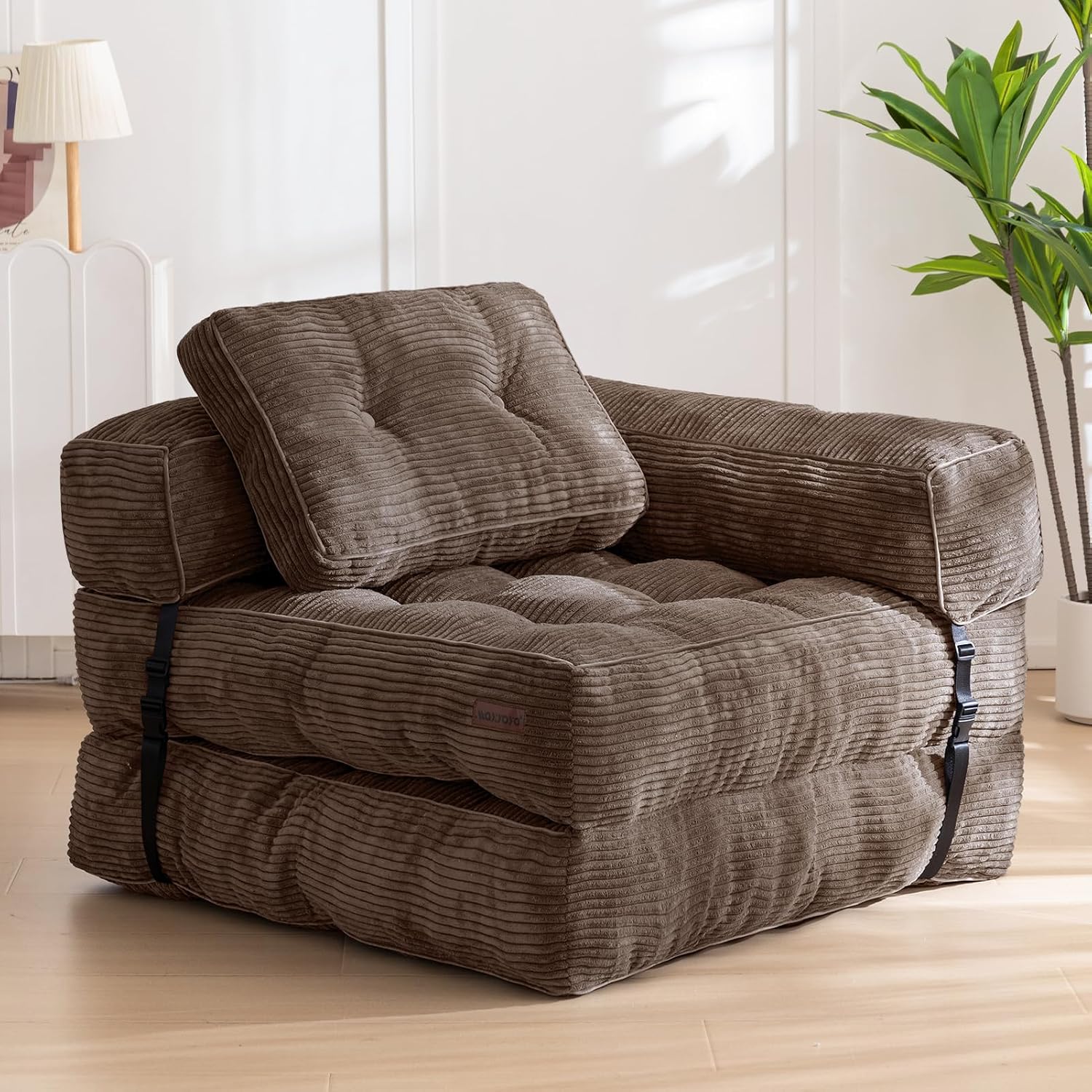 Folding Sofa Bed, Convertible Chair Bed with Pillow - Image 7