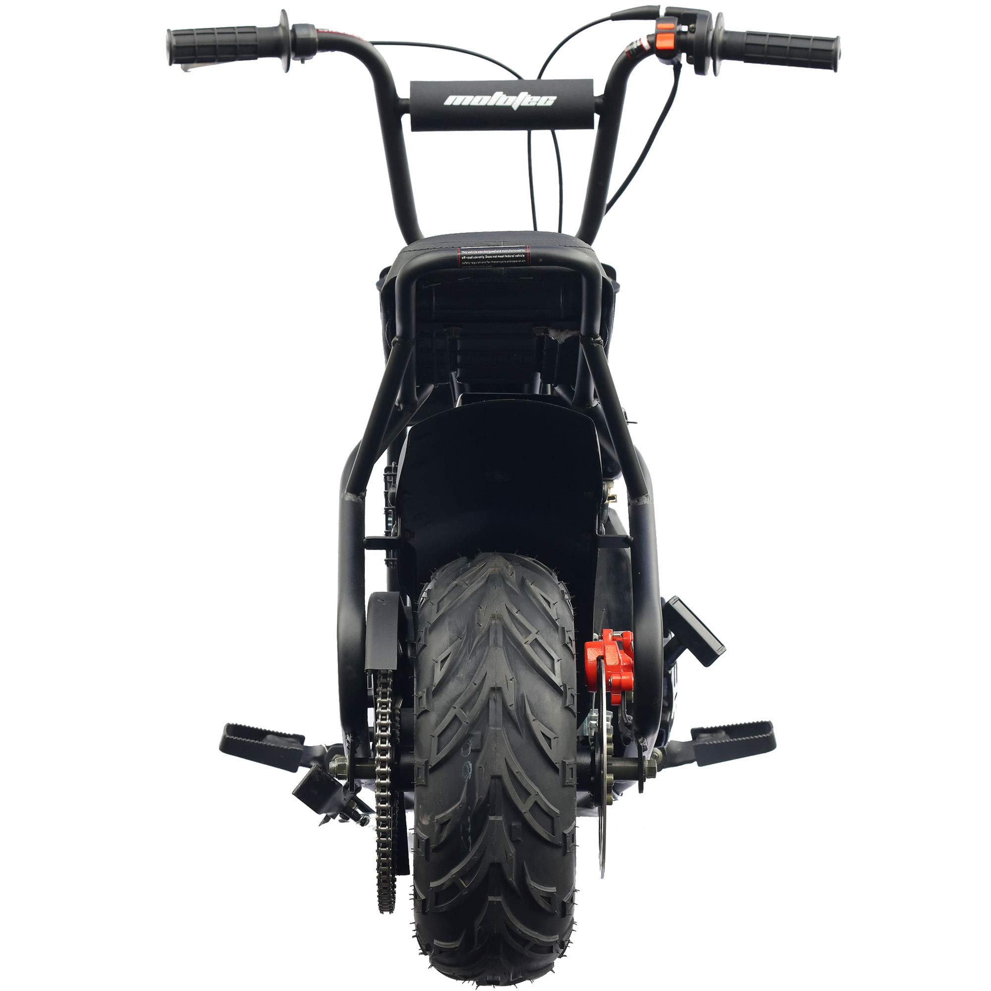 105cc 3.5HP Gas Powered Mini Bike, Black, (MT-MiniBike-105cc_Black) - Image 6