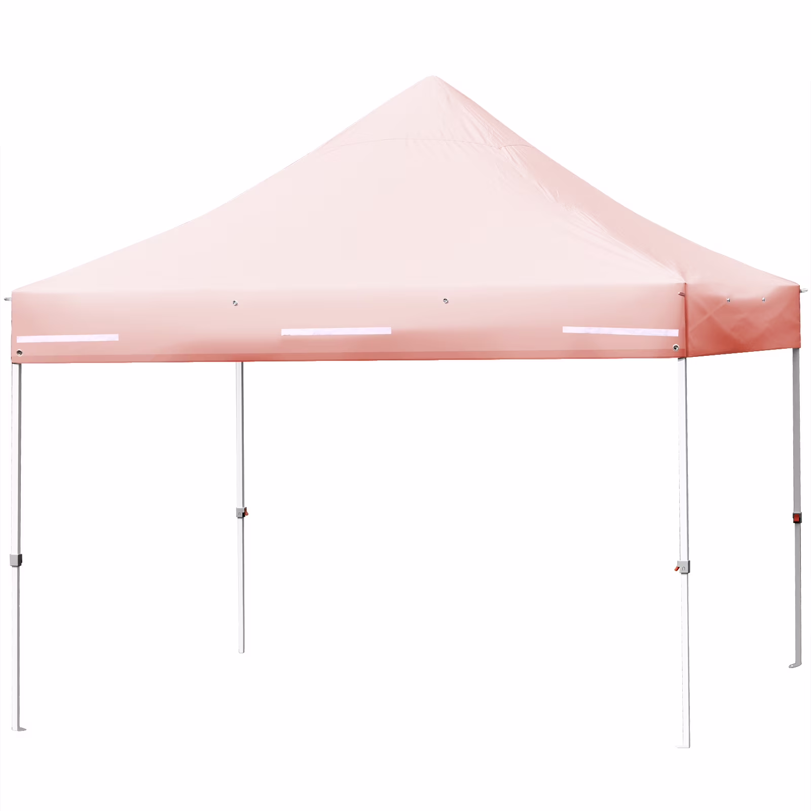 Patiojoy 10x10ft Pop up Tent, 4 Height Adjustment Folding Camping Tent with Awning Blue - Image 3