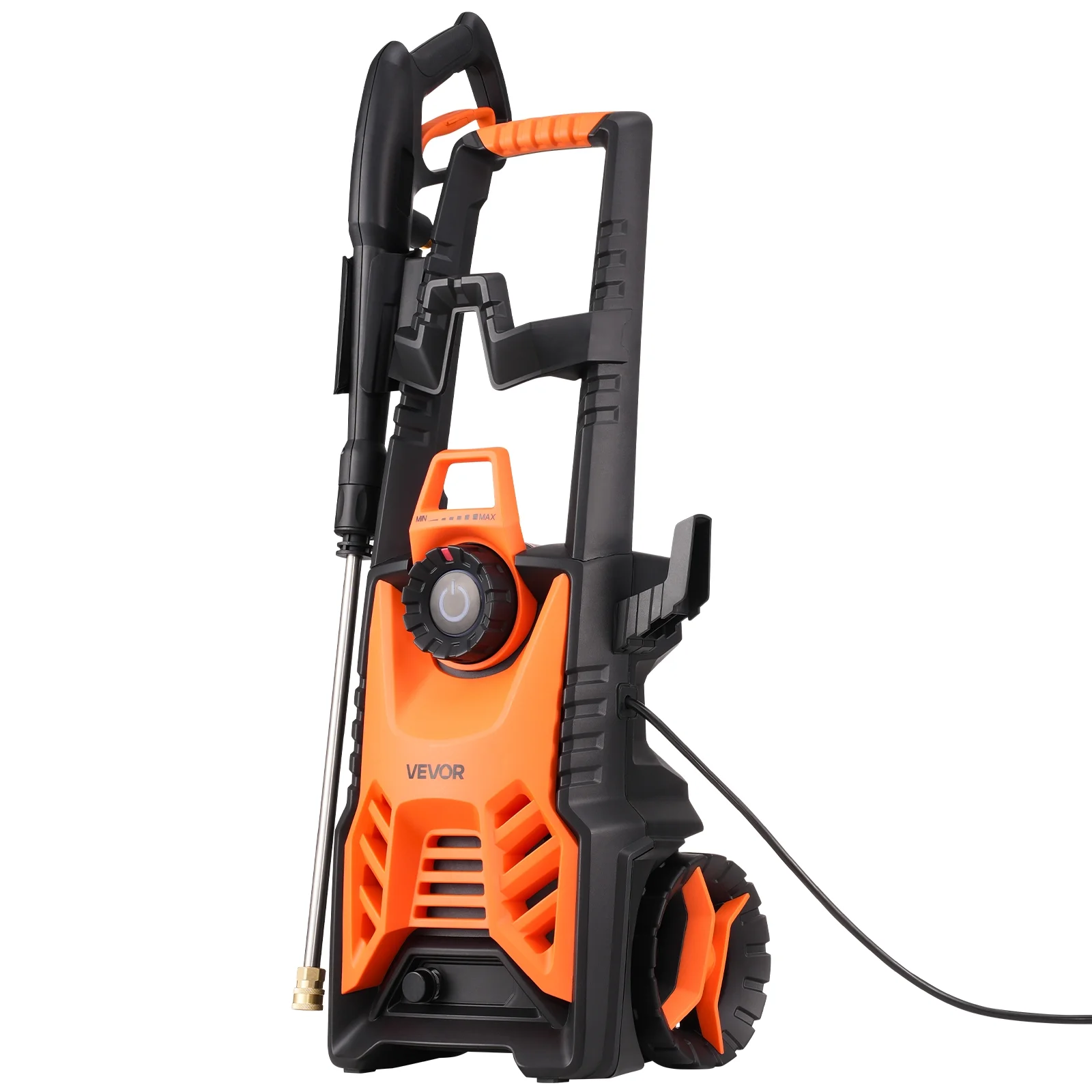 VEVOR Electric Pressure Washer, Max 4500 Psi and 3.2 GPM with Pressure Adjustment, High Power Pressure Cleaning Machine with 4 Quick Connect Nozzles - Image 2