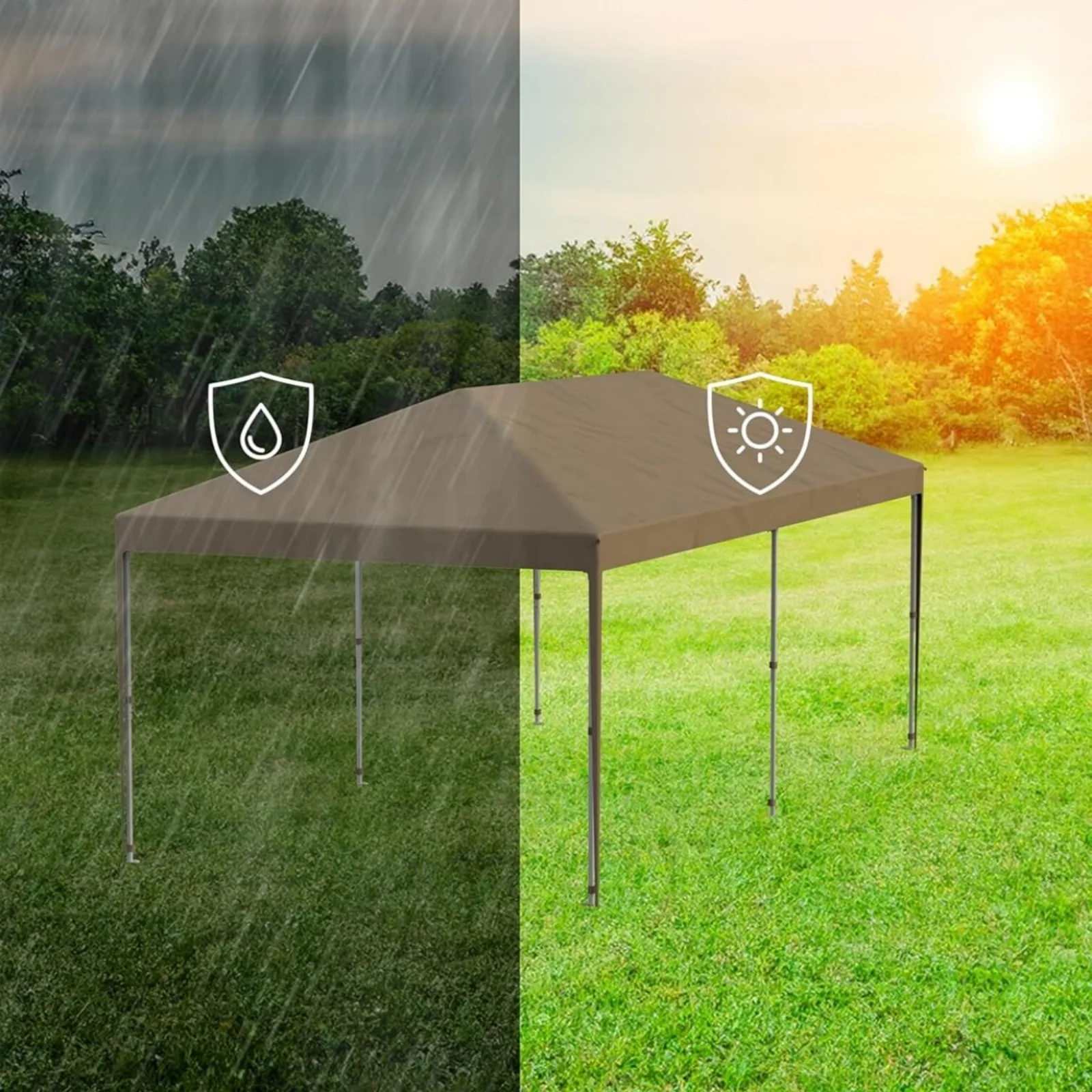 10' x 20' Pop Up Canopy Tent for Outdoor, Portable Instant Commercial Canopy for Patio, Backyard, Garden, Lawn, Outdoor Activities - Image 20