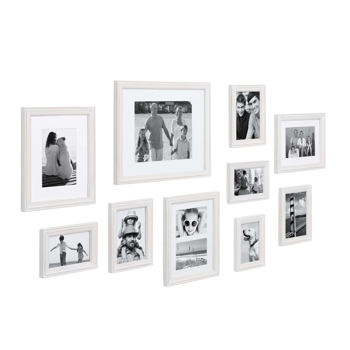 10-Piece Wood Gallery Wall Picture Frame Set, Decorative Photo Display Frames for Living Room, Bedroom and Home Decor - Image 29
