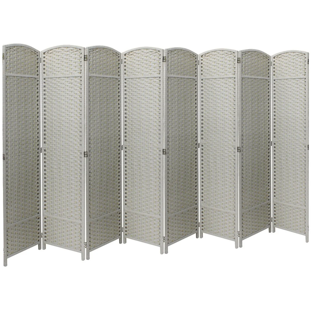 Tall Folding Room Divider Screen, Portable Privacy Partition Wall Panel for Bedroom, Living Room and Office