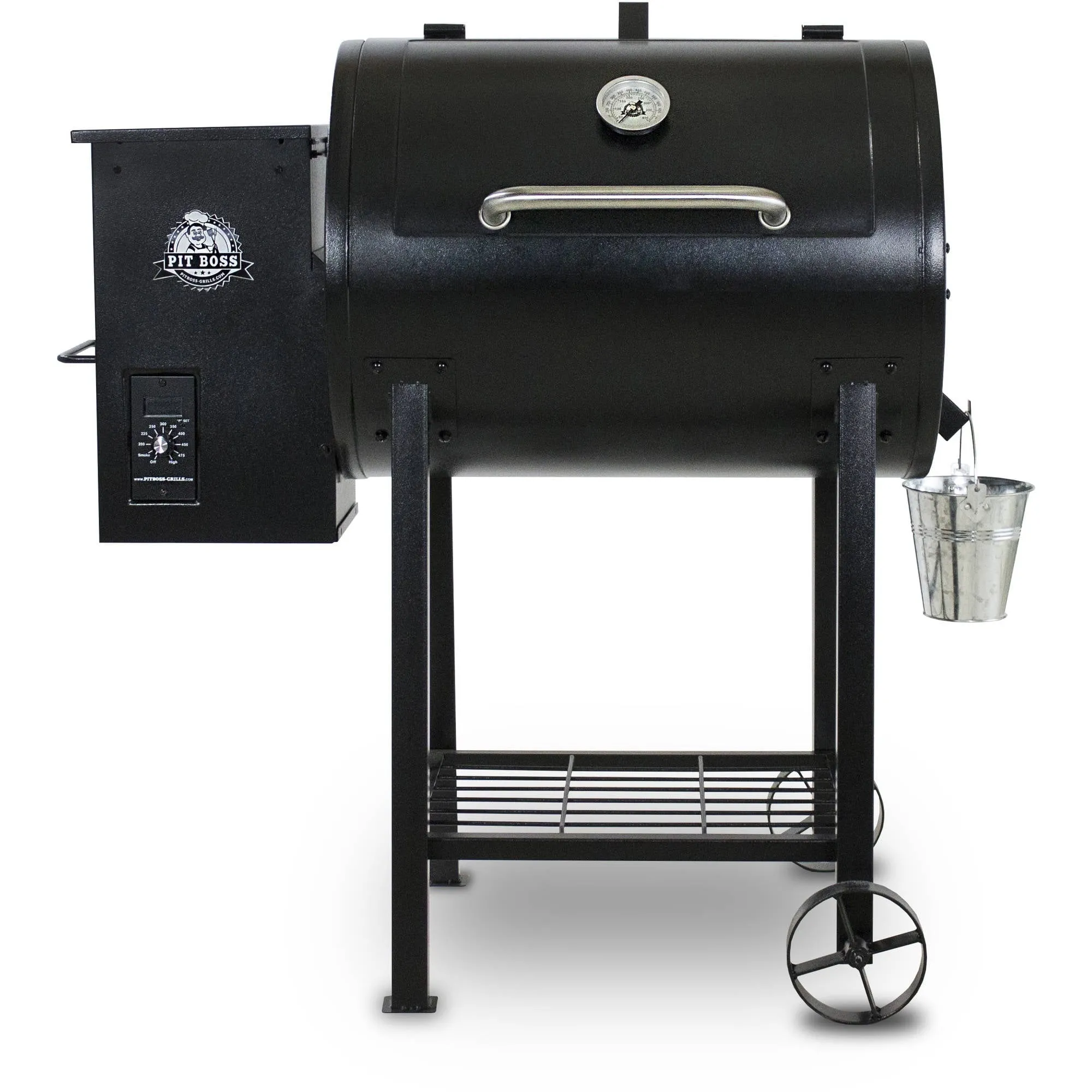 Wood Fired Pellet Grill with Flame Broiler, 700 Sq. In. Cooking Space